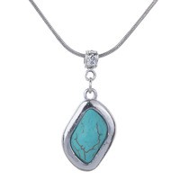 collier bleu turquoise